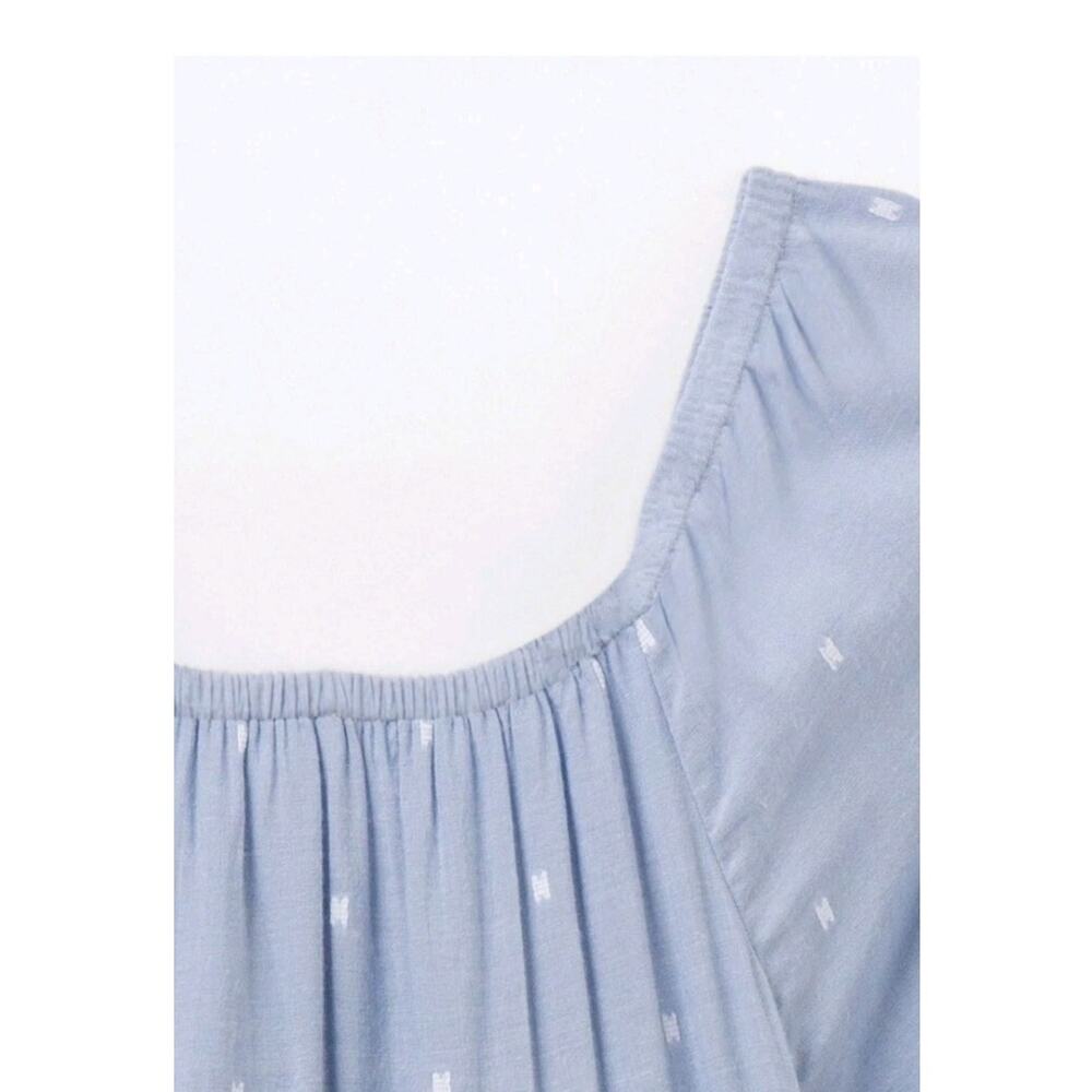 Good Hart GH by Matilda Jane Womens Large Blue Chambray All Day Tiered Dress - Picture 3 of 6